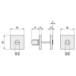 Muletilla Desbloqueo Inoxidable 304 C50