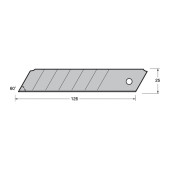 Cuchilla P/Cutter 25Mm (10Und) Tajima Mod.lcb-65.