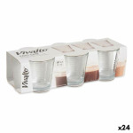 Set de Vasos Vivalto 3503/WH6 Transparente Vidrio 90 ml (24 Unidades)