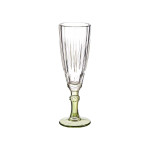 Copa de champán Vivalto Exotic Verde Cristal 170 ml (6 Unidades)