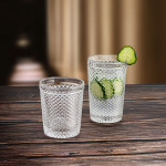 Set de Vasos Bidasoa Onix Transparente Vidrio 270 ml 3 Piezas