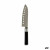 Cuchillo de Cocina Negro Plateado Acero Inoxidable Plástico 5 x 30 x 2,5 cm (12 Unidades)