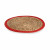 Salvamantel Natural Rojo 35 x 1 x 35 cm (48 Unidades)