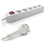 Regleta Enchufes 5 Tomas con Interruptor Ewent EW3955 1,5 m (1,5 m)