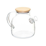 Jarra con Filtro para Infusiones Bambú Vidrio de Borosilicato 1,2 L 22 x 16 x 14 cm (6 Unidades)