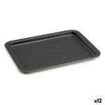 Bandeja para Horno Kinvara CK56483-49 Gris Metal 48 x 3 x 33,5 cm (12 Unidades)