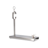 Jamonero de Acero Inoxidable EDM Plateado Metal Acero Inoxidable Aluminio 40 x 16,5 x 42 cm