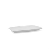 Fuente de Cocina Quid Gastro Cerámica Blanco (30,5 x 19,5 x 2,5 cm) (Pack 4x)