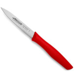 Cuchillo Mondador Arcos Rojo Acero Inoxidable Polipropileno 10 cm (36 Unidades)