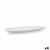 Fuente de Cocina Quid Gastro Cerámica Blanco (40 x 17,5 x 3,5 cm) (Pack 4x)