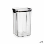 Recipiente Conservador de Alimentos Quid Cocco Transparente Plástico 1,3 L (12 Unidades)