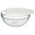 Fiambrera Redonda con Tapa Chefs Blanco 1,135 L 17,2 x 7,6 x 17,2 cm (4 Unidades)