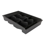 Organizador para Cubiertos Bella plus Negro 43,6 x 28,7 x 7,13 cm