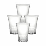 Set de Vasos Duralex Amalfi Transparente 4 Piezas 170 ml (12 Unidades)